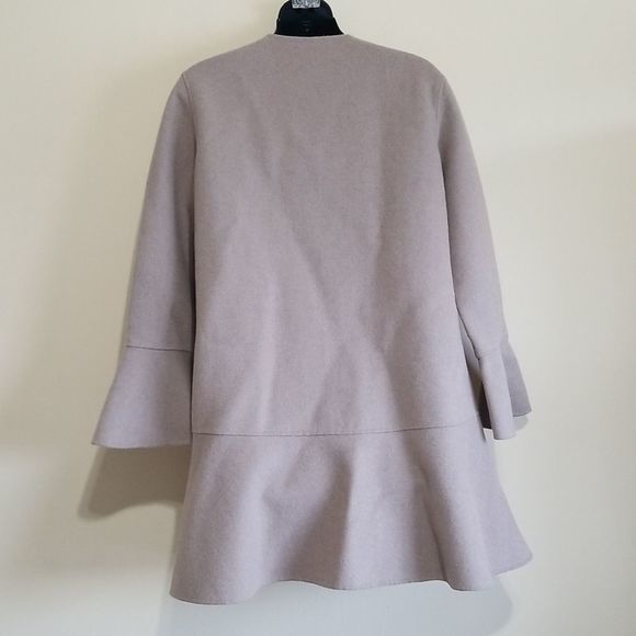 Zara Tan Coat Sz Medium - Picture 11 of 13